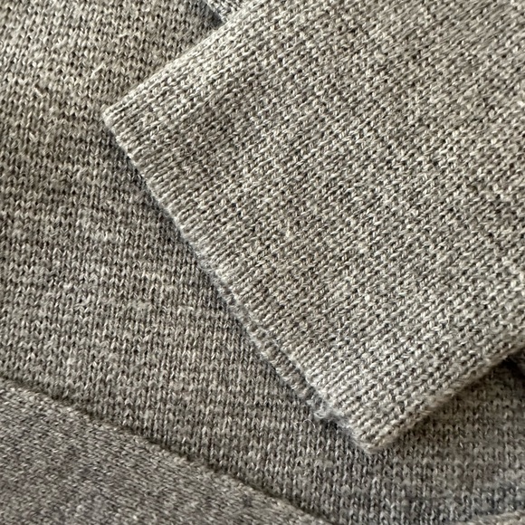 Ann Taylor Coatigan, GRAY belted cardigan sweater, duster, wrap, XS - Picture 4 of 6